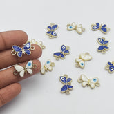 Evil eye Butterfly Rakhi pendant